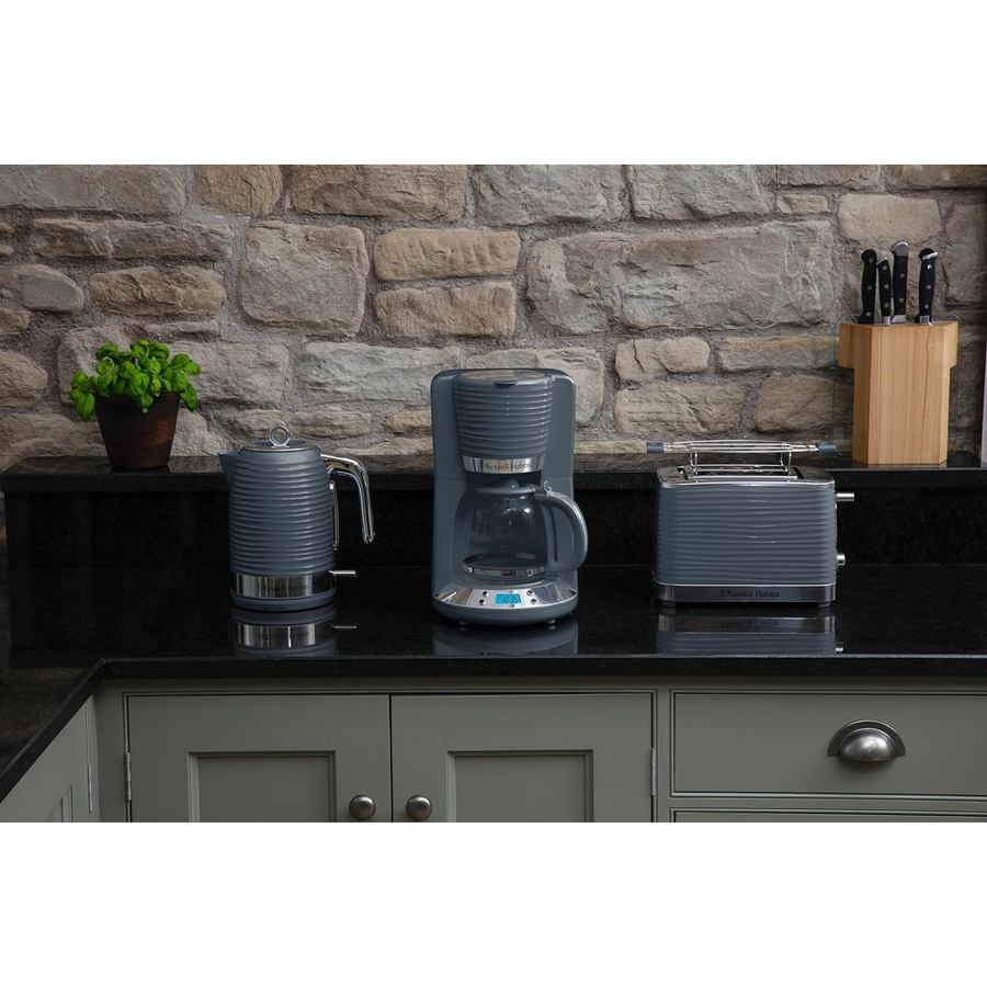RUSSELL HOBBS Wasserkocher Inspire Grey 24363-70 2400W 1,7L Schnellkochfunktion