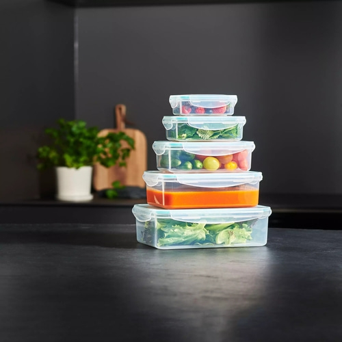 Betty Bossi Aufbewahrungsdosen 5er-Set Meal-Prep Microwelle Vorratsdosen Lunch Betty Bossi Aufbewahrungsdosen 5er-Set Meal-Prep Microwelle Vorratsdosen Lunch