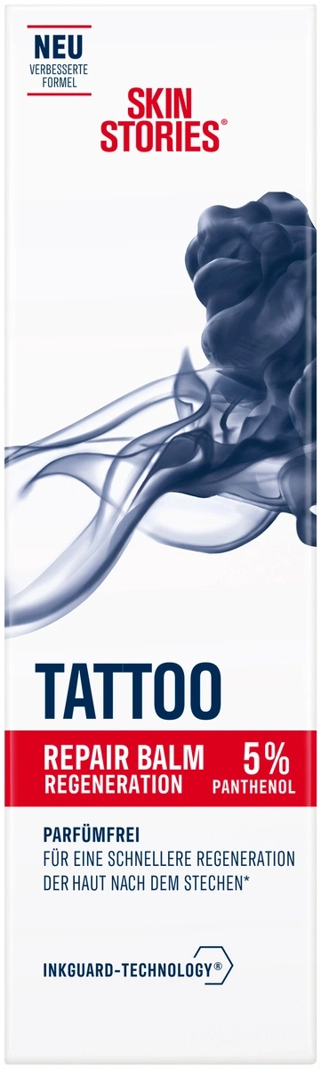 Skin Stories Tattoo Repair Balm, 5% Panthenol, für schnellere Regeneration der Haut