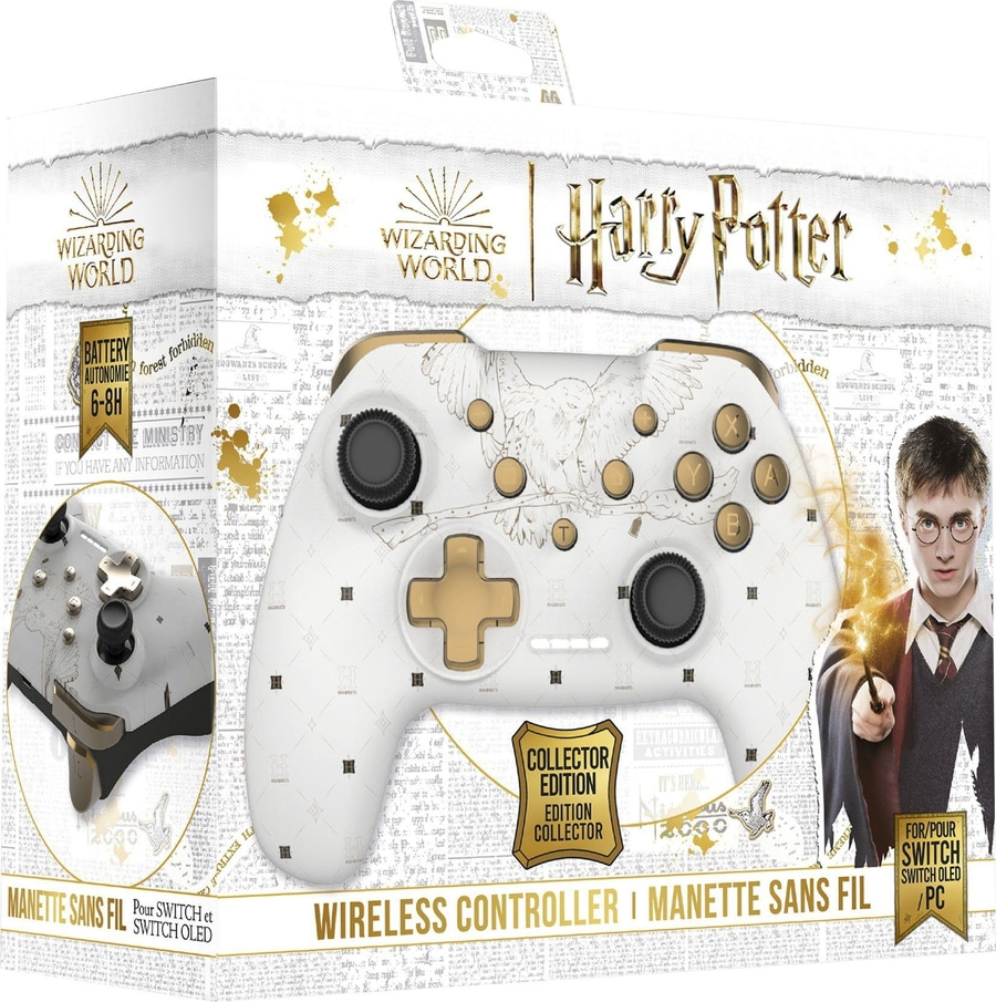 Harry Potter Wireless Controller, Collector's Edition, für Switch und PC, 6-8H Akku