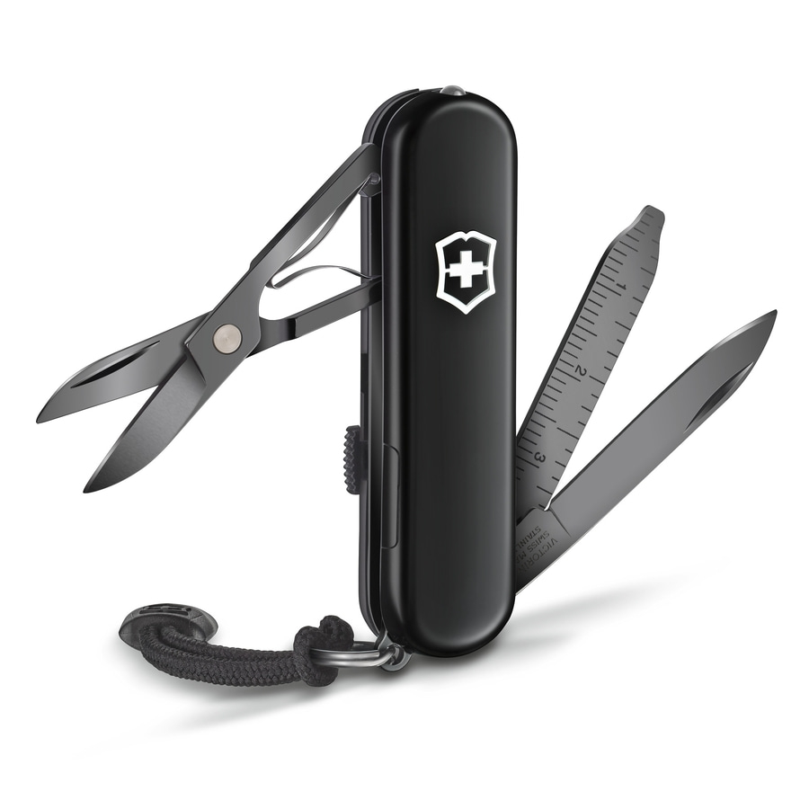 VICTORINOX Taschenmesser Signature Lite Onyx Black 8 Funktionen LED-Licht
