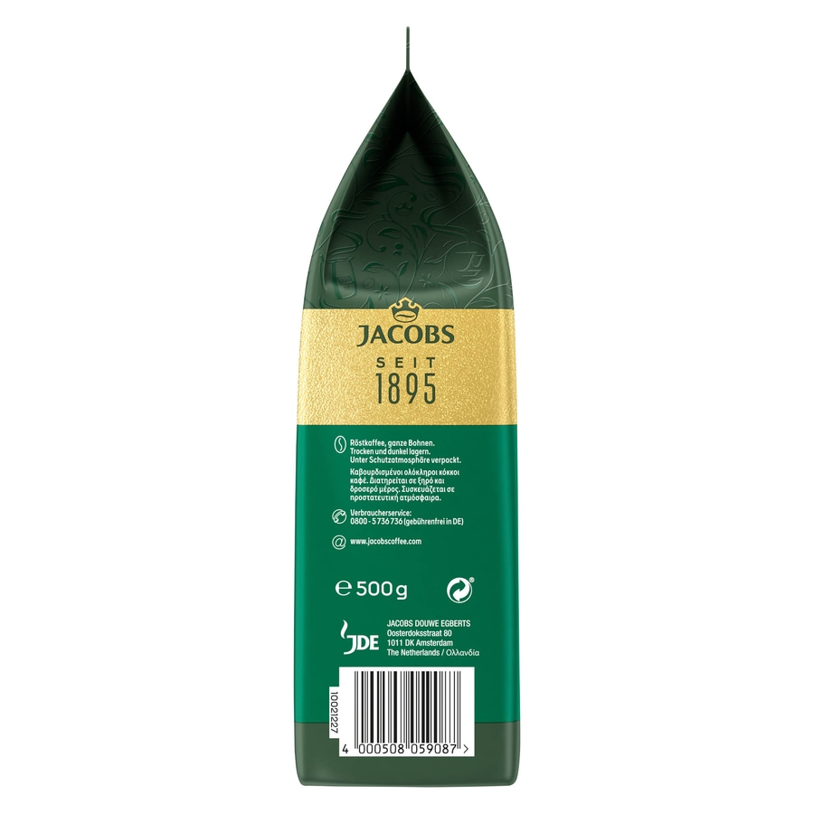 JACOBS Kaffeebohnen Krönung Aroma-Bohnen Classic 12 x 500g ganze Bohnen geröstet
