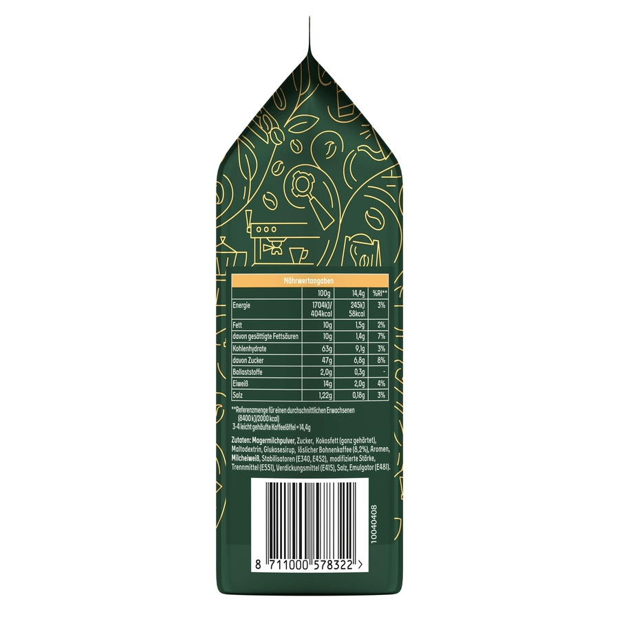 JACOBS Löskaffee TYP VANILLE CAPPUCCINO 12 x 360 g Beutel Vanille-Geschmack