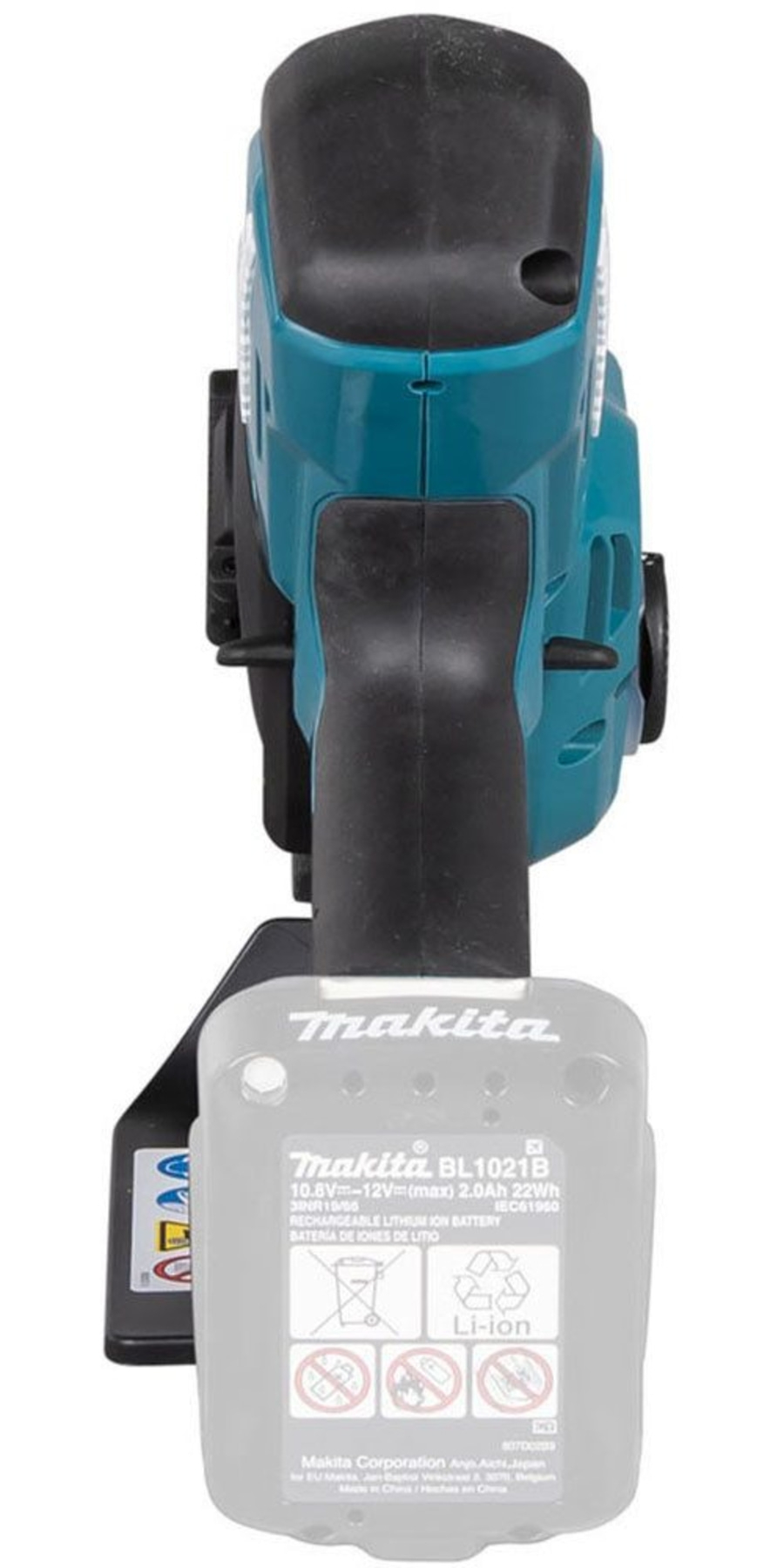 Akku-Schleifer Makita BL1021B 10,8V-12V mit 2,0Ah 22Wh Li-Ion Batterie