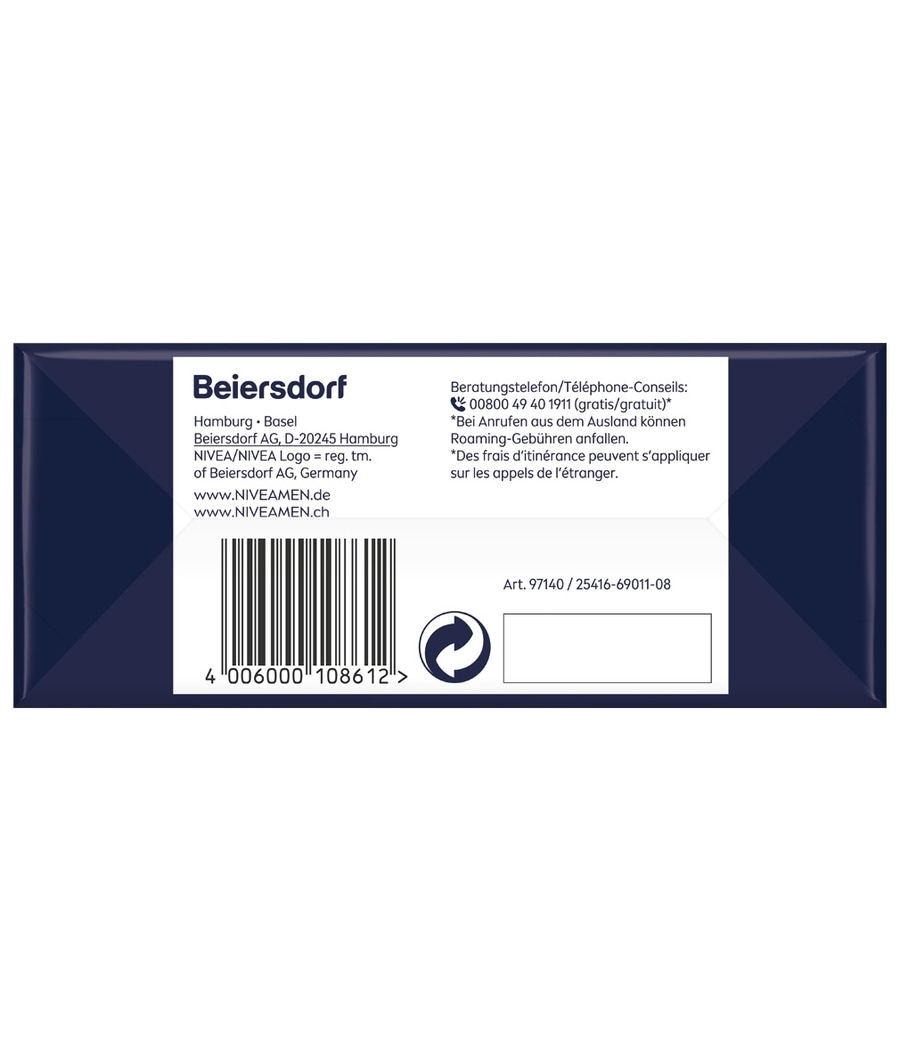 NIVEA MEN Sport Box 2 x Geschenkset, Creme Sport Pflegedusche Impact Deo Roll-on