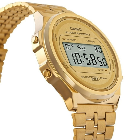 CASIO VINTAGE Chronograph A171WEG-9AEF Quarz Digital Gold B-WARE