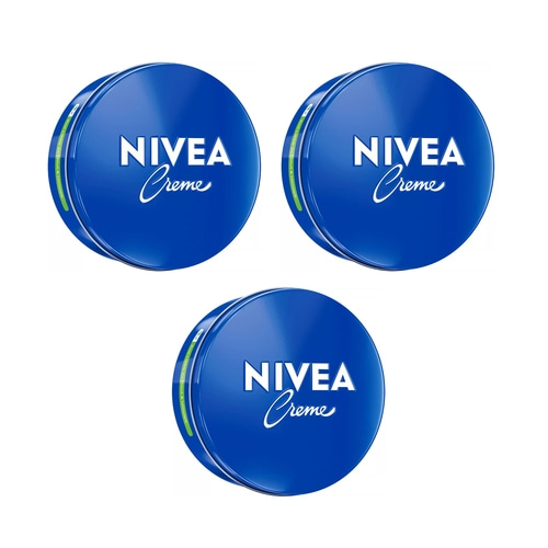 NIVEA Creme Feuchtigkeitspflege mit Eucerit® alle Hauttypen Unisex 3 x 400ml