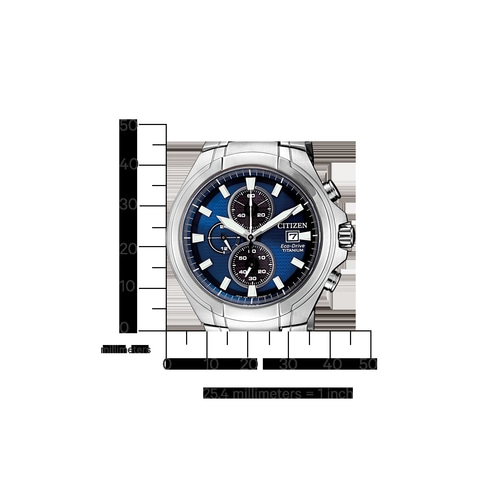 CITIZEN Herren Armbanduhr CA0700-86L Chronograph Eco-Drive Titan 43 mm B-Ware