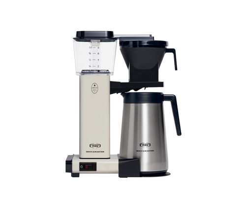MOCCAMASTER Thermo Filterkaffeemaschine KBGT Off-White Thermoskanne weiß NEU