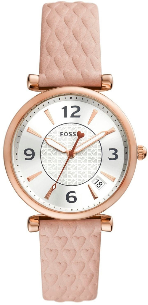 FOSSIL ES5269 Armbanduhr Damen Quarzuhr Lederarmband 35 mm B-WARE