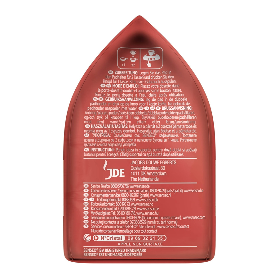 SENSEO Pads Typ Cappuccino Baileys Senseopads 80 Getränke Kaffeepads