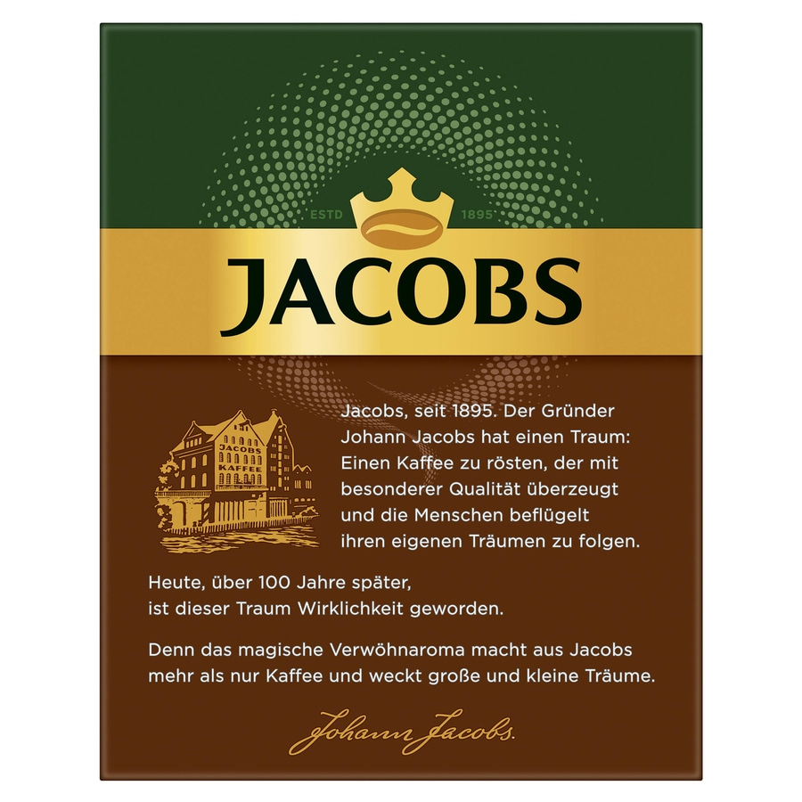 JACOBS Löskaffee Typ Cafe Crema 6 x 25 Sticks + Typ Espresso 6 x 25 Sticks