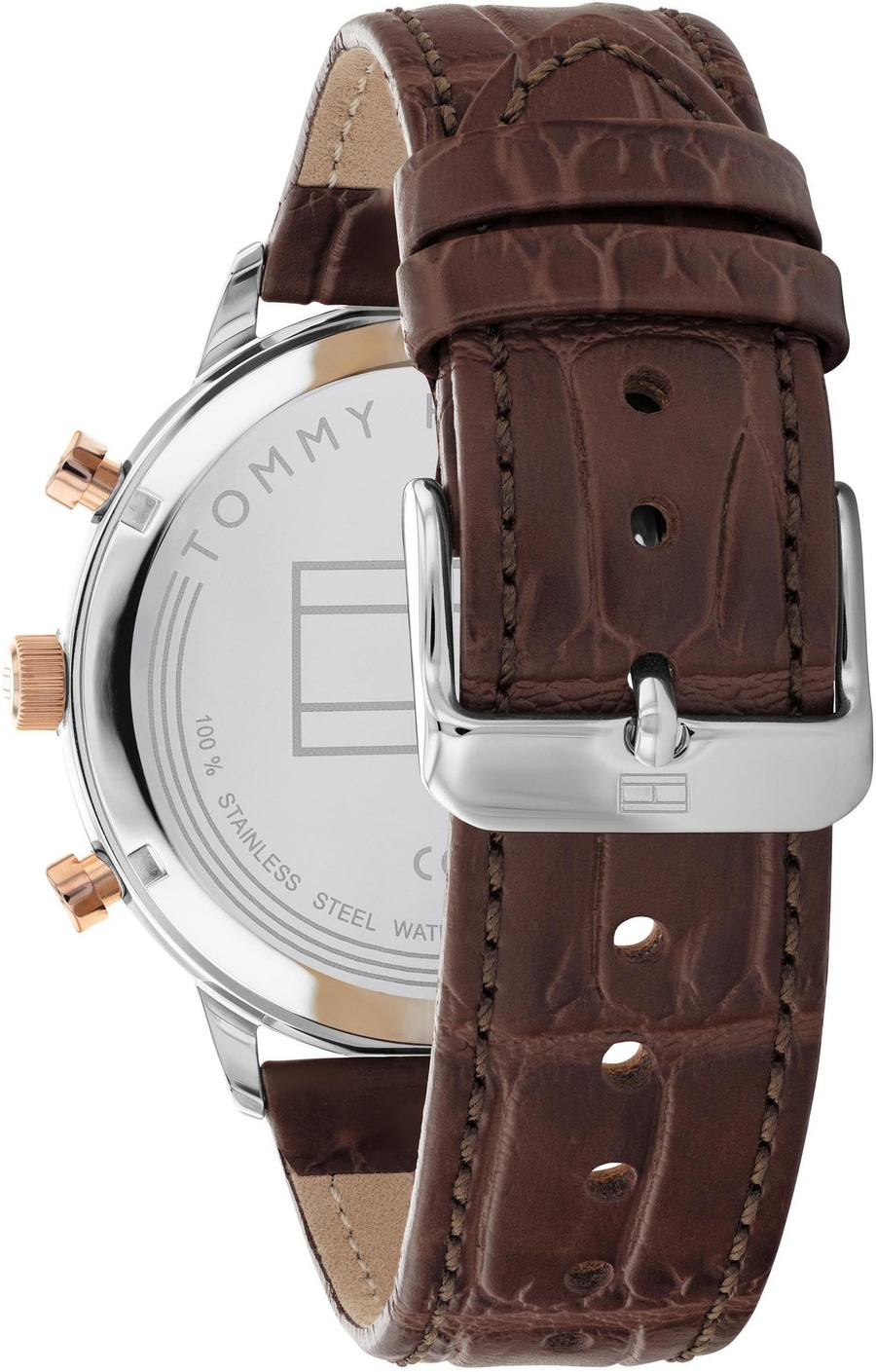 TOMMY HILFIGER Herrenarmbanduhr 1791987 Quarz Mineralglas Edelstahl 44mm