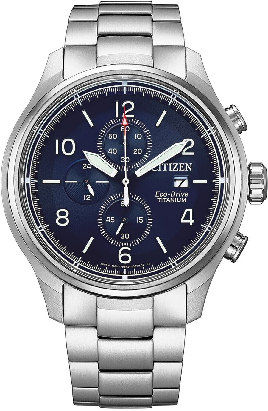 CITIZEN Herren Armbanduhr CA0810-88L Eco-Drive Chronograph Titan 44 mm B-WARE