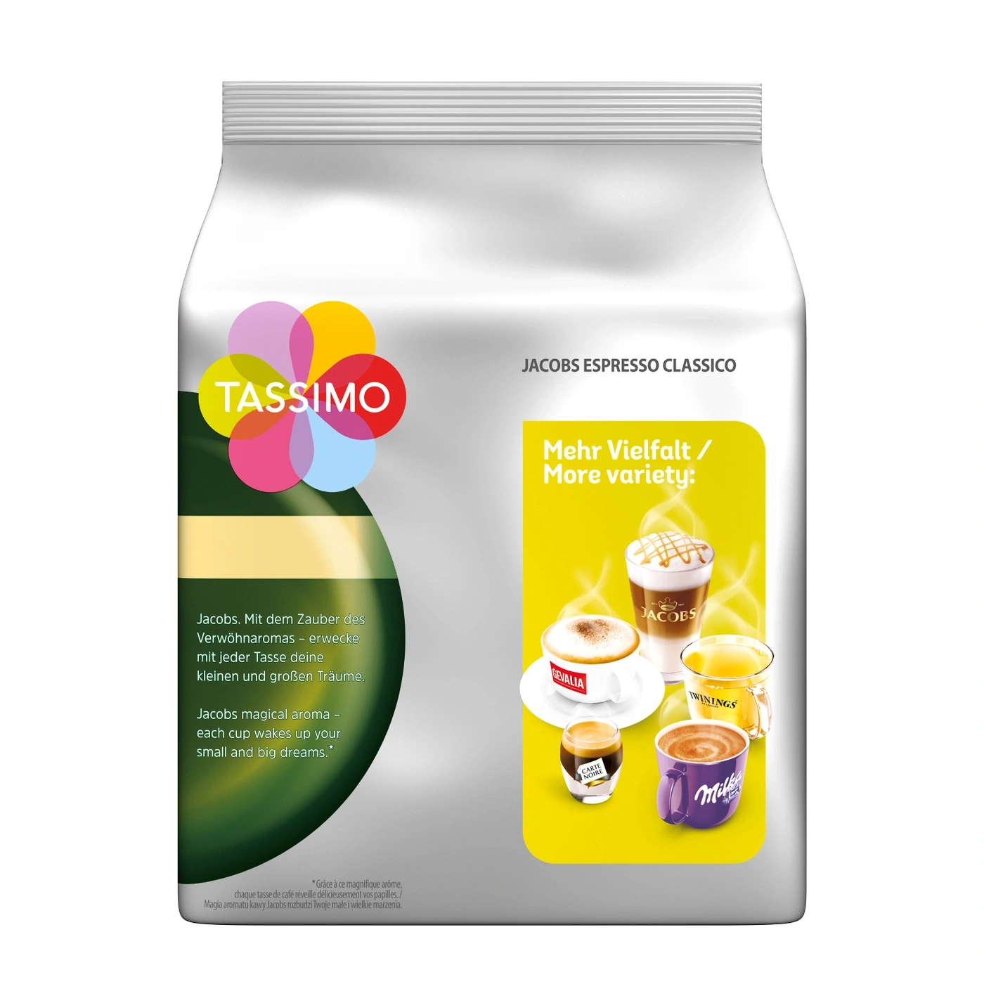 Tassimo Jacobs Espresso Classico, Mehr Vielfalt, Kaffee, Getränke, Werbung, Produkt