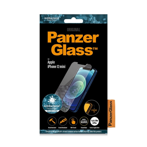 PanzerGlass™ Screen Protector Apple iPhone 12 Mini Standard fit Das Original