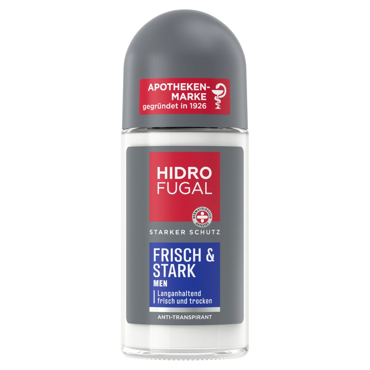  Hidrofugal deodorant roller for men, fresh & strong, anti-transpirant