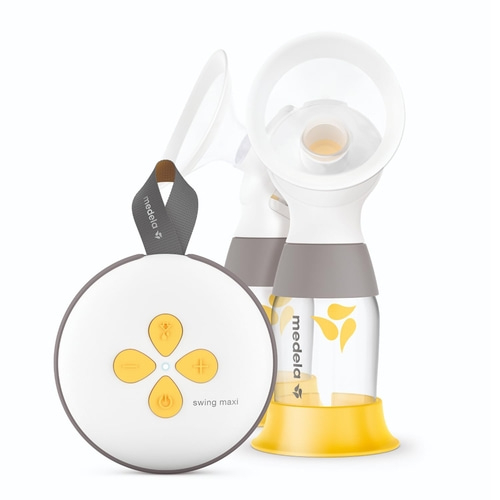 Medela Swing Maxi Elektrische Doppelmilchpumpe +PersonalFit Flex Brusthauben