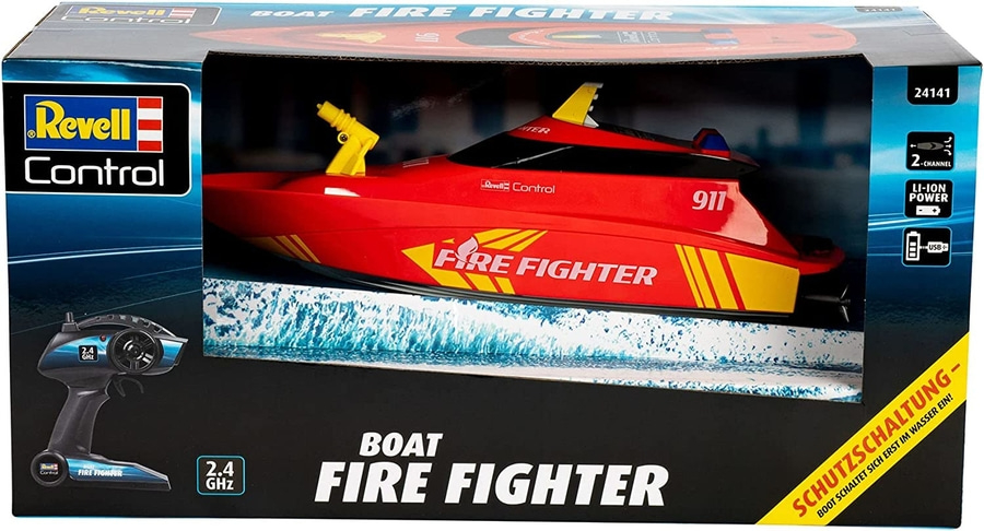 REVELL RC Schiff Feuerlöschboot 24141 Ferngesteuert Akku Fernsteuerung ab 8J NEU