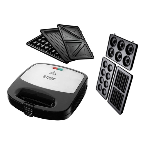 RUSSELL HOBBS 6 in 1 Sandwichtoaster Waffeleisen Kontaktgrill Donuts Cake Pops