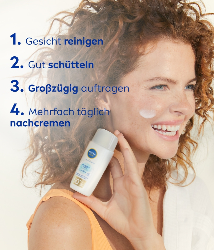 NIVEA SUN UV Face Invisible Daily UV-Fluid LSF 50+ 40ml