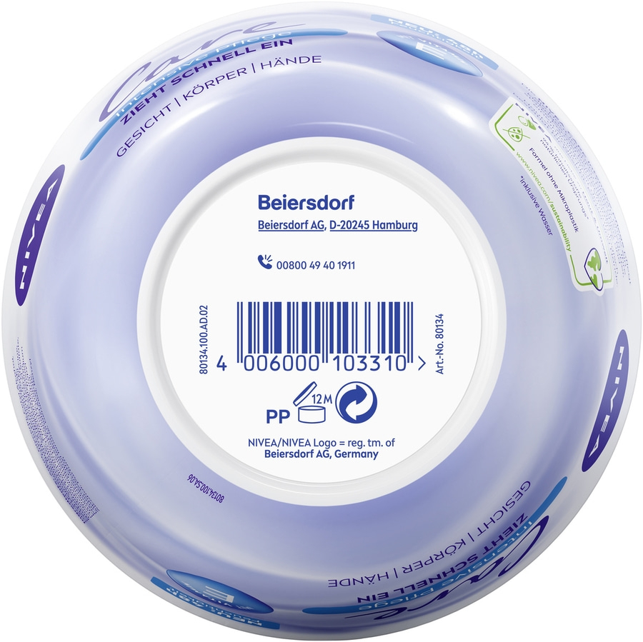 NIVEA Creme Care 2 x 400ml
