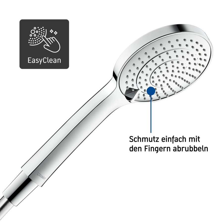 DURAVIT Handbrause 3jet 110 Duschbrause Duschkopf 3 Strahlarten Regendusche NEU