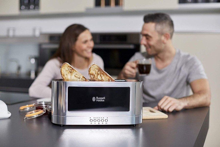 RUSSELL HOBBS Toaster Elegance 23380-56 Schnell-Toast-Technologie 6 Stufen 1420W