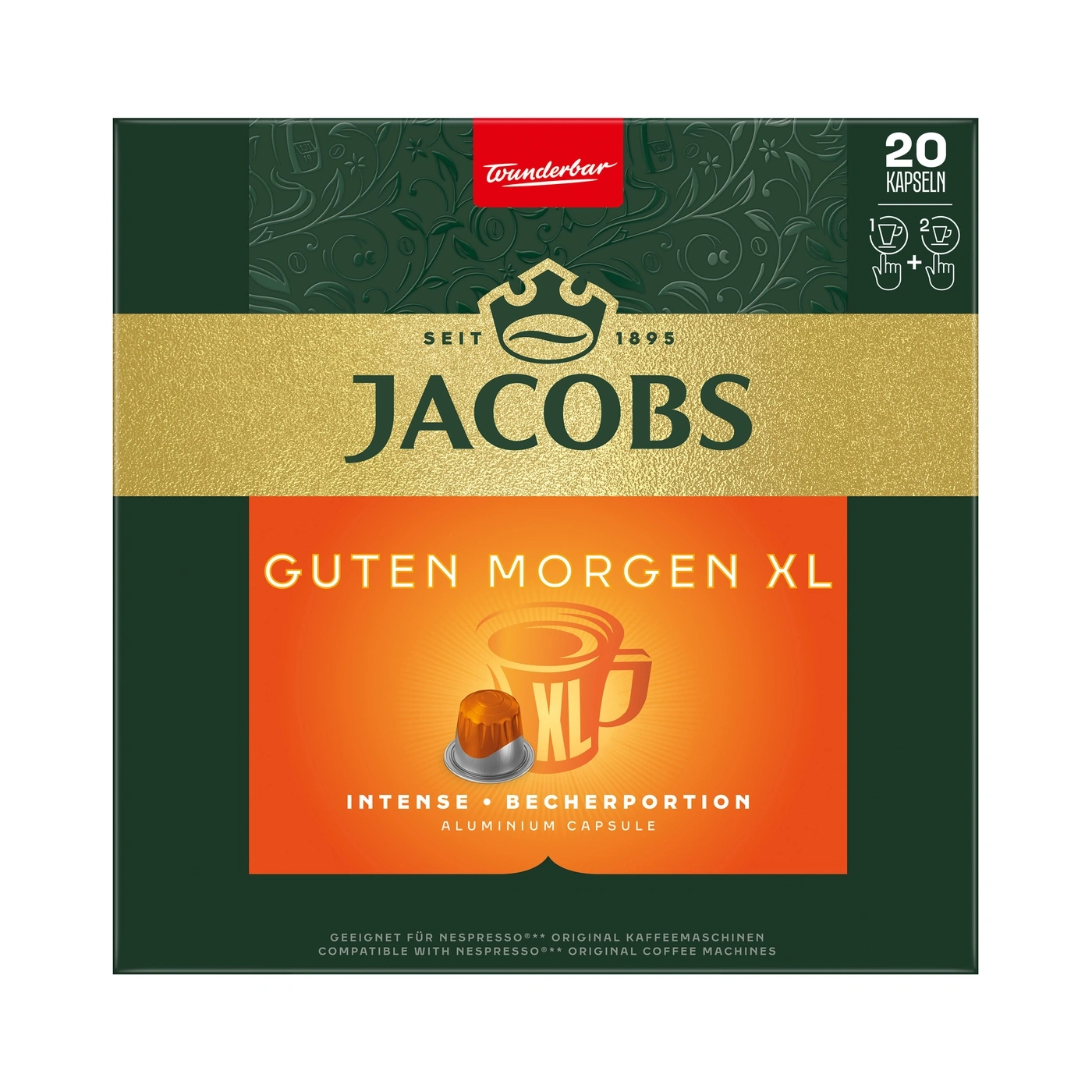 Packung Jacobs Guten Morgen XL Kaffee Kapseln