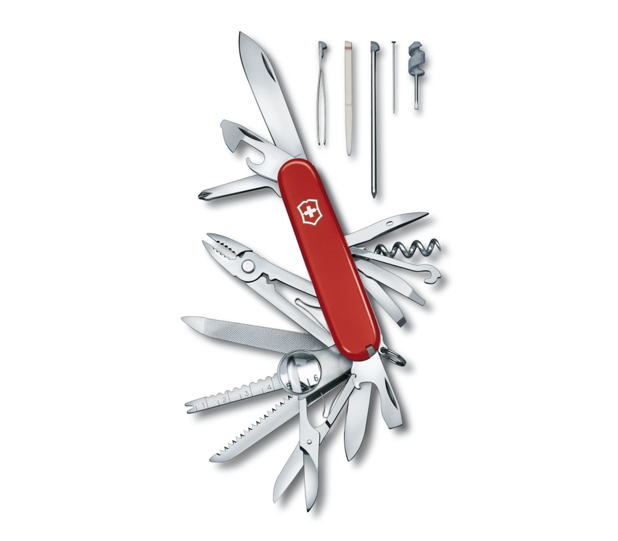 VICTORINOX Swiss Champ Offiziersmesser 1.6795 Taschenmesser 33 Funktionen rot