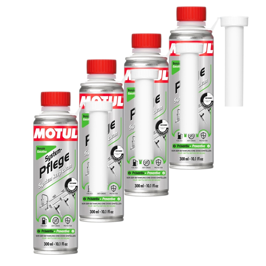4x MOTUL 300 ml Benzin System Pflege Systemreiniger Benzinreiniger Motor Additiv