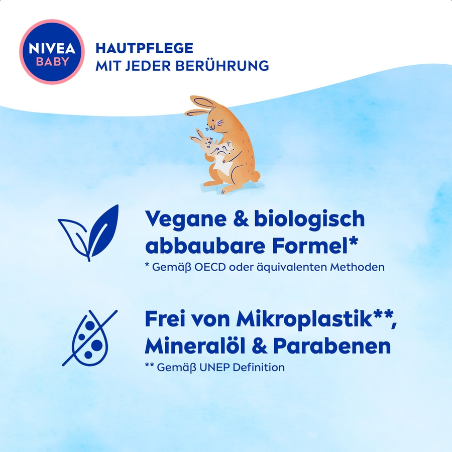 NIVEA Baby Soft & Cream Feuchttücher 4x57 Stück Mandelöl sowie Vitamin B5, C & E