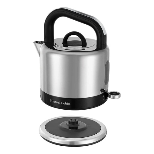 RUSSELL HOBBS Wasserkocher Distinctions 26420-70 Edelstahl Schwarz 2400W 1,5 l