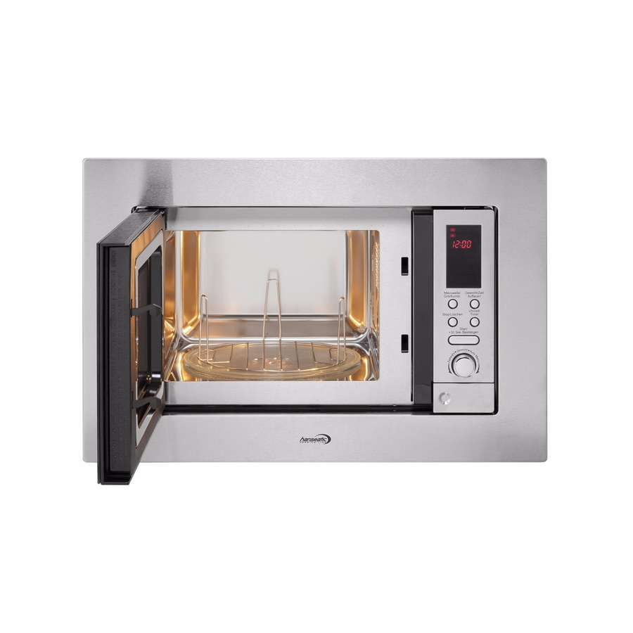 HANSEATIC Einbau Mikrowelle AB820BVX mit Grill 20 Liter 800 Watt B-Ware