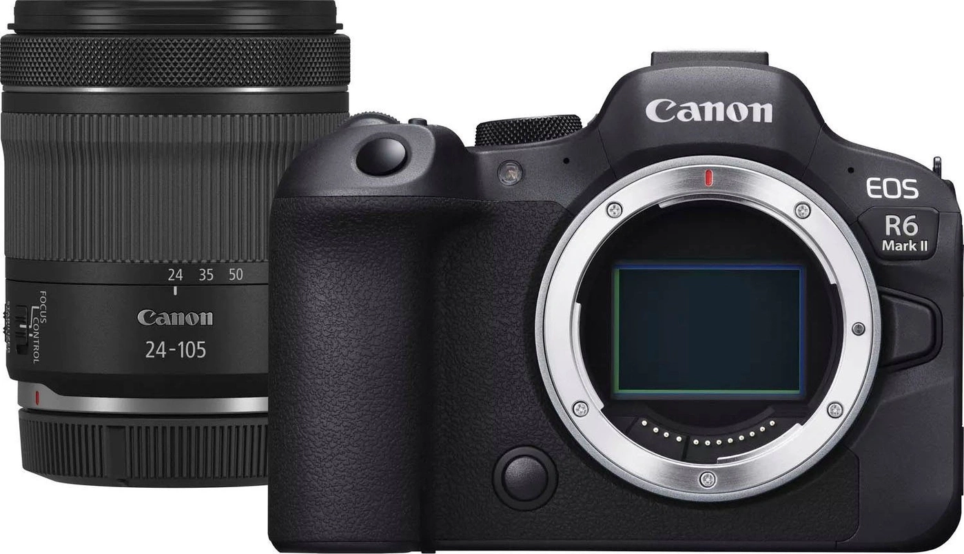 Digitale Spiegelreflexkamera Canon EOS R6 Mark II mit Objektiv