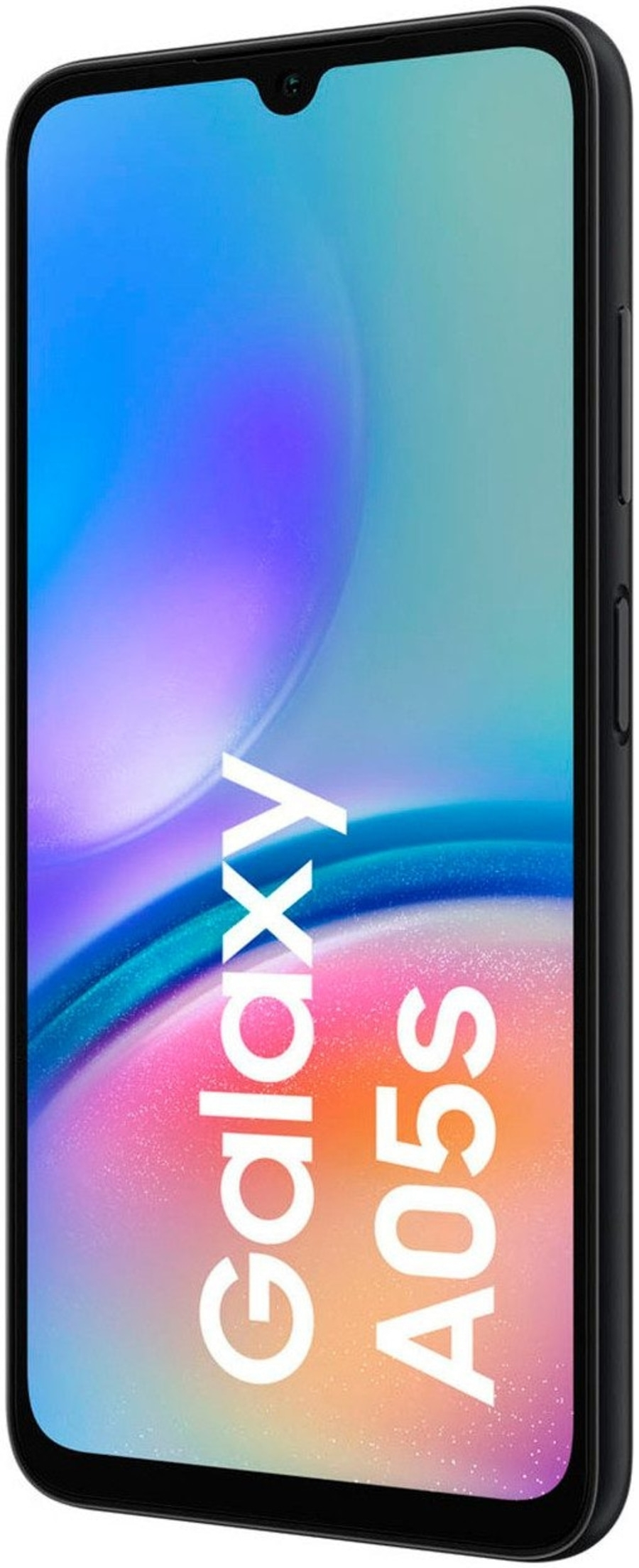 Ein Samsung Galaxy A05s Smartphone mit einem Farbverlauf auf dem Bildschirm.