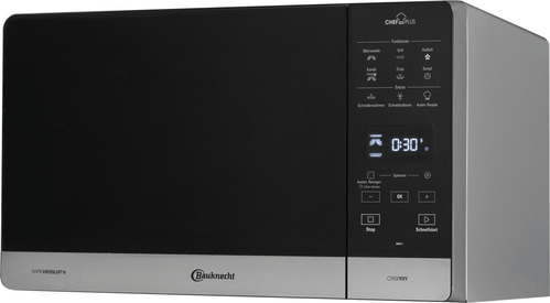 BAUKNECHT Mikrowelle MW 49 SL Grill Heißluft 25L Garraum 800W Edelstahl B-Ware