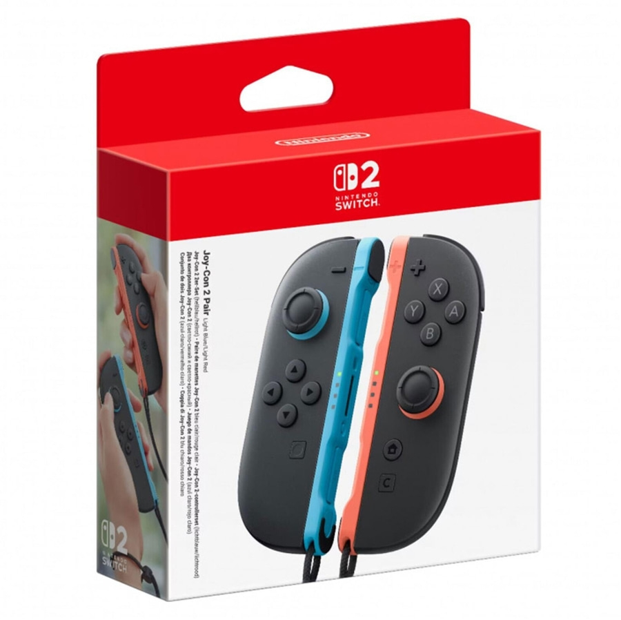 NINTENDO Switch 2 Joy-Con 2er Set Controller hellblau/hellrot B-WARE