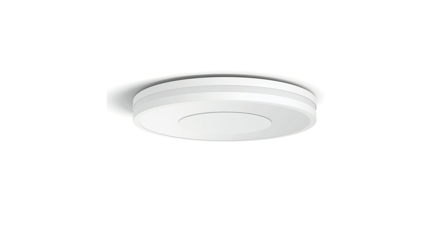 Weiße Deckenleuchte mit rundem Design und mehreren Schichten, modernes Licht