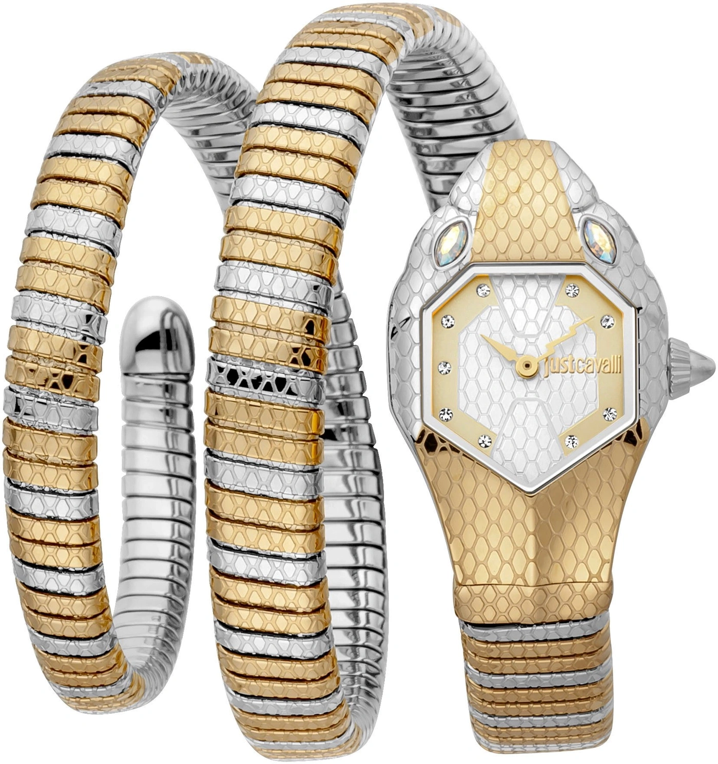 JUST CAVALLI TIME JC1L168M0075 Damenuhr Armbanduhr Edelstahlarmband