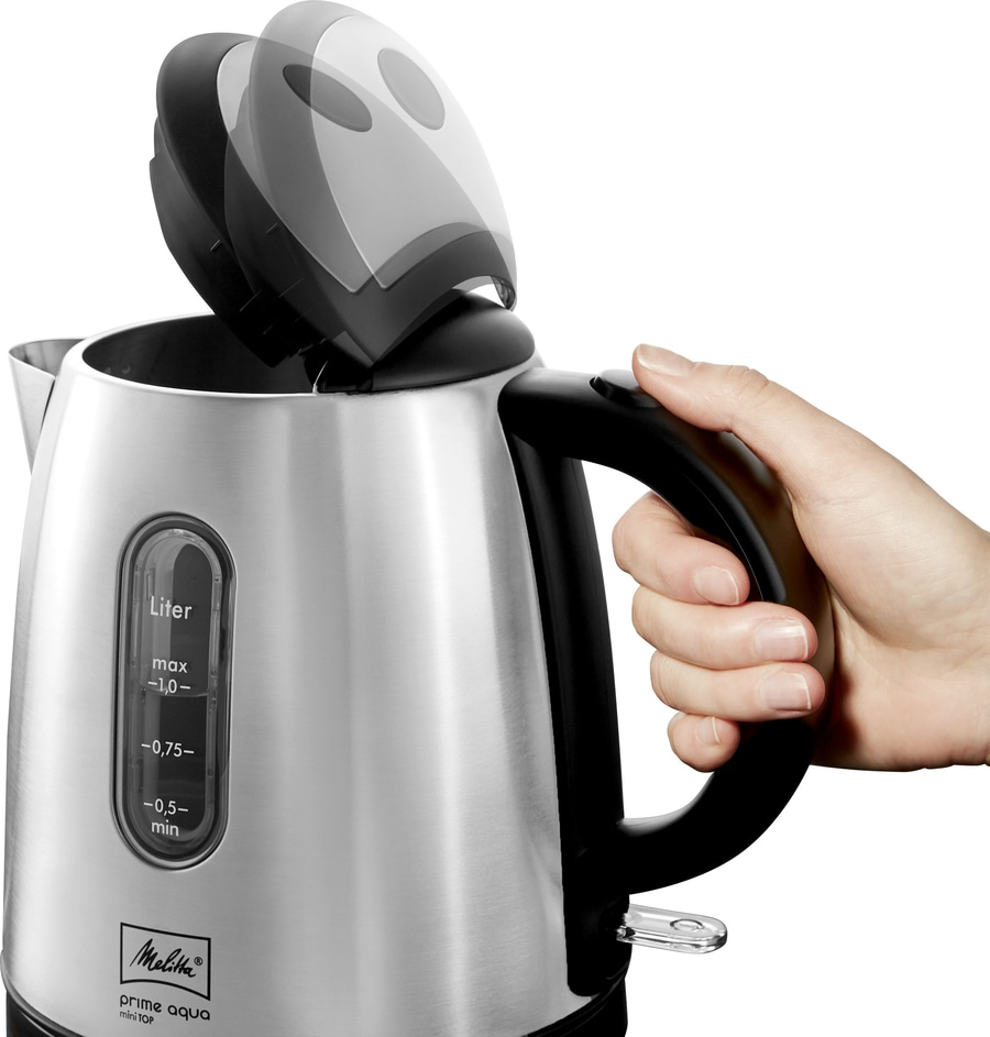 MELITTA Wasserkocher Prime Aqua Mini Top 1018-03 1L Edelstahl 2200 W