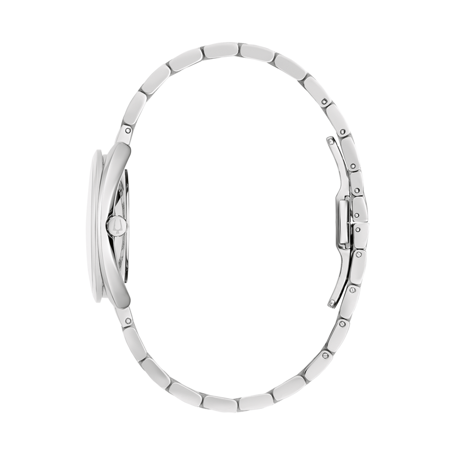 Bulova 96P240 Armbanduhr Damenuhr Quarz Analog Edelstahlgehäuse 34 mm B-Ware