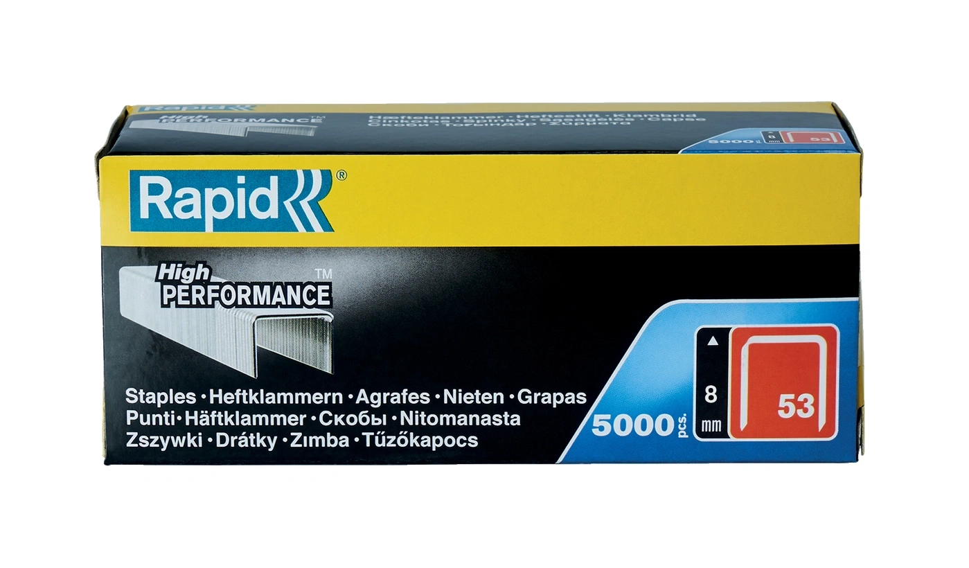 Verpackung für Rapid Heftklammern, Hochleistung, 5000 Stück, 8 mm, Typ 53