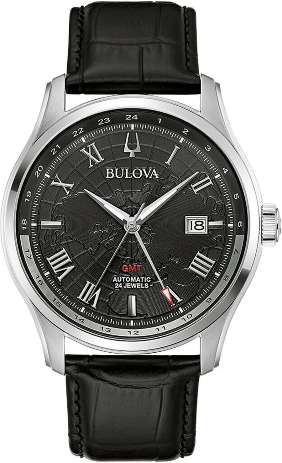 BULOVA Armbanduhr 96B387 Automatik Herrenuhr Saphirglas 43mm Lederarmband B-Ware