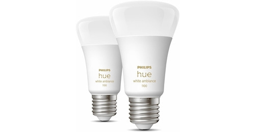 Philips White Ambiance E27/8W 1100lm Doppelpack Smarte Glühbirnen dimmbar B-WARE