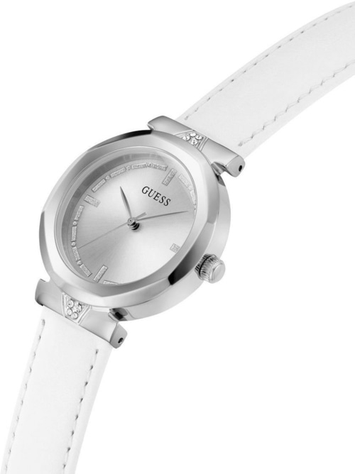 GUESS Damen Armbanduhr RUMOUR GW0689L1 Quarzuhr Lederarmband 34mm B-WARE