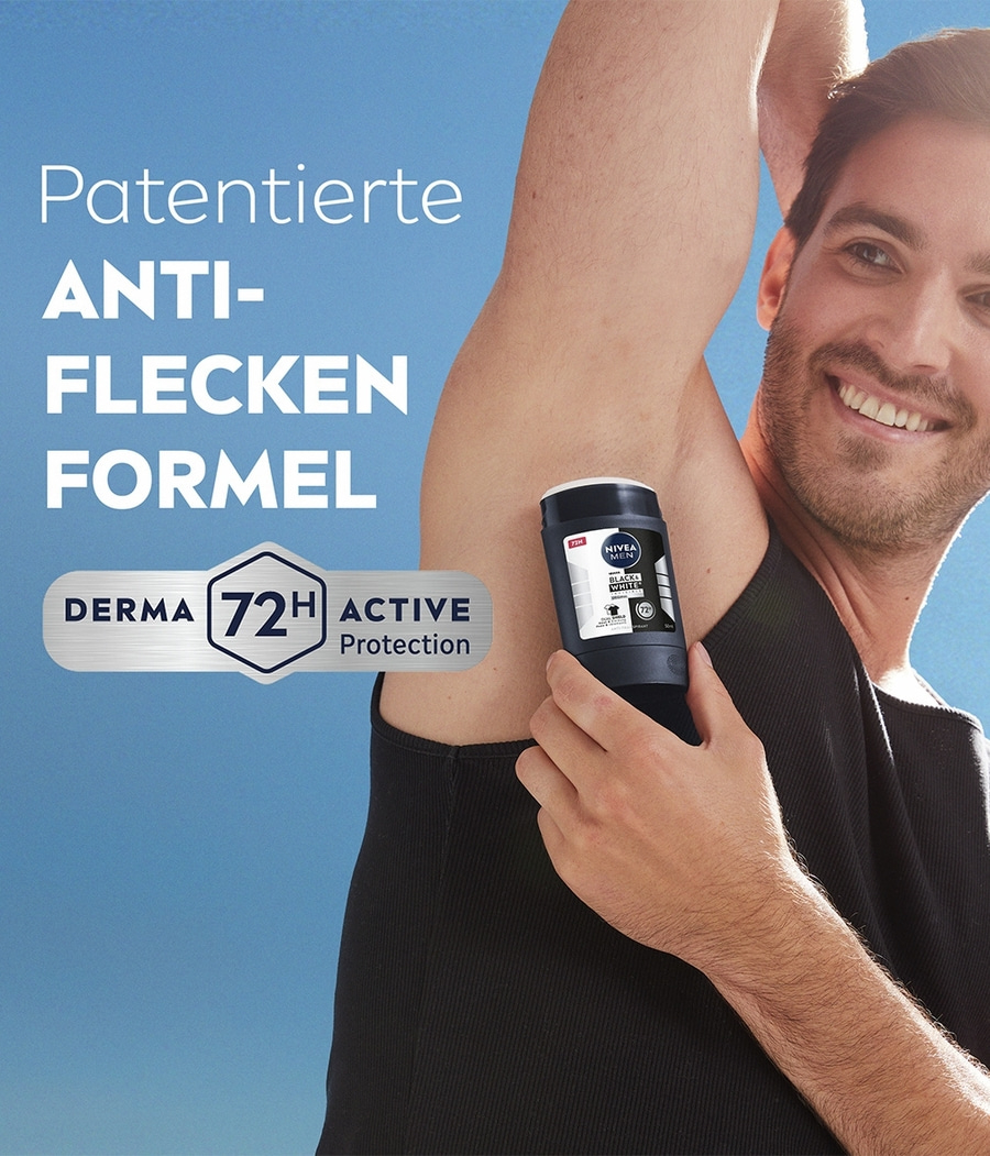 NIVEA Deodorant Black & White Invisible Original Deo Stick 5 x 50ml