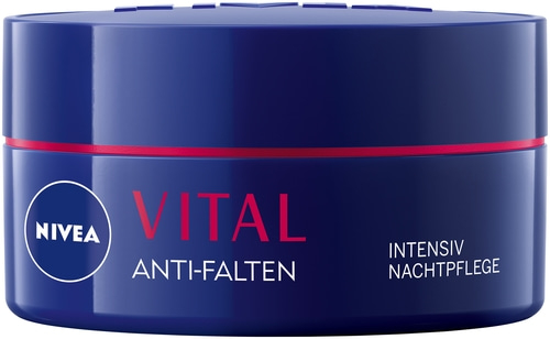 NIVEA Nachtpflege VITAL Anti-Falten Intensiv Nachtcreme reife Haut 2 x 50 ml