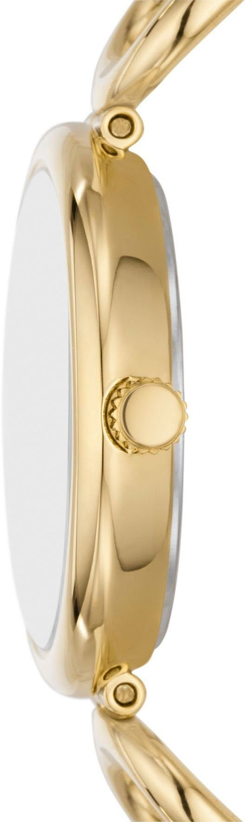 FOSSIL Quarzuhr Carlie 30 mm ES5272 Edelstahl Goldfarben Armbanduhr B-WARE
