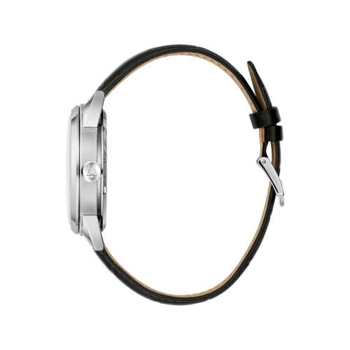 BULOVA Armbanduhr Automatikuhr Classic 96B422 Edelstahl schwarz 42mm B-Ware